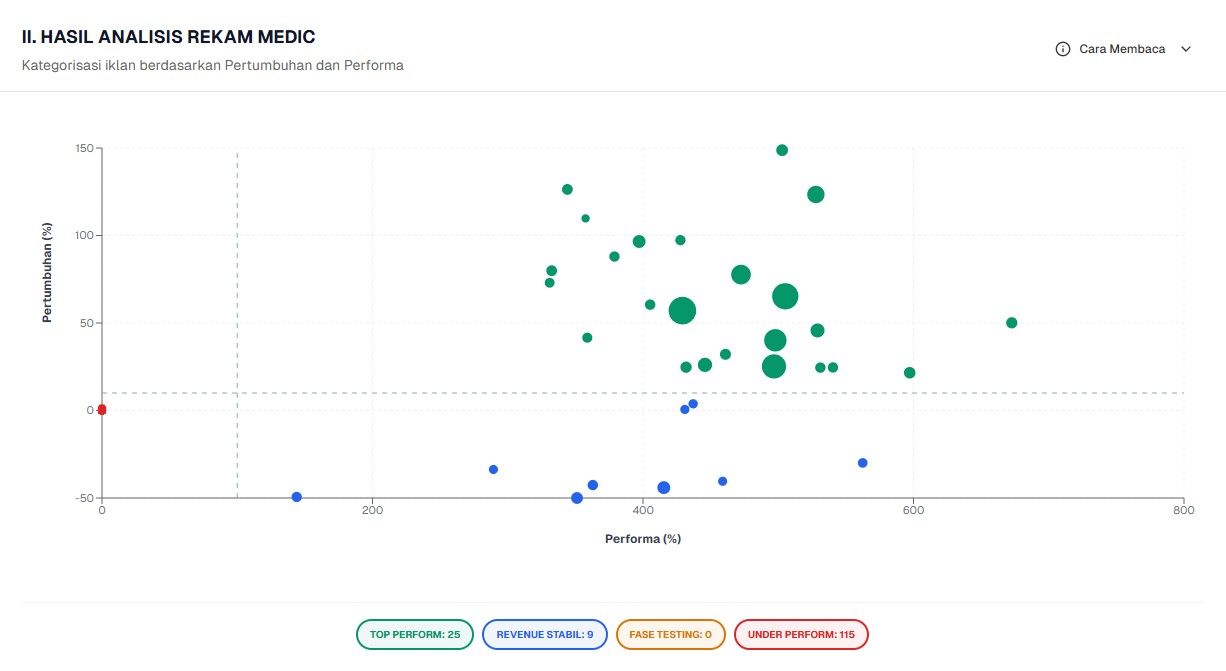 Rekam Medic - BCG Matrix Analysis Dashboard